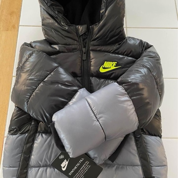 BRAND NEW toddler boy girl Nike just do it logo jacket size 2T 3T 4T 4XS - Picture 7 of 10